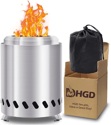 Tabletop Firepit - Compact tabletop firepit for instant cozy ambiance...