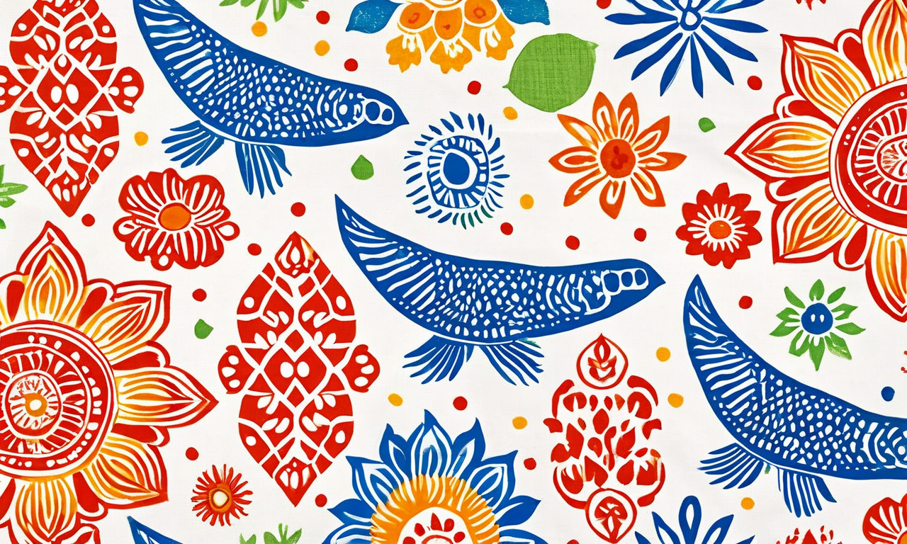 Block Printing on Fabric - Creative Arts quest