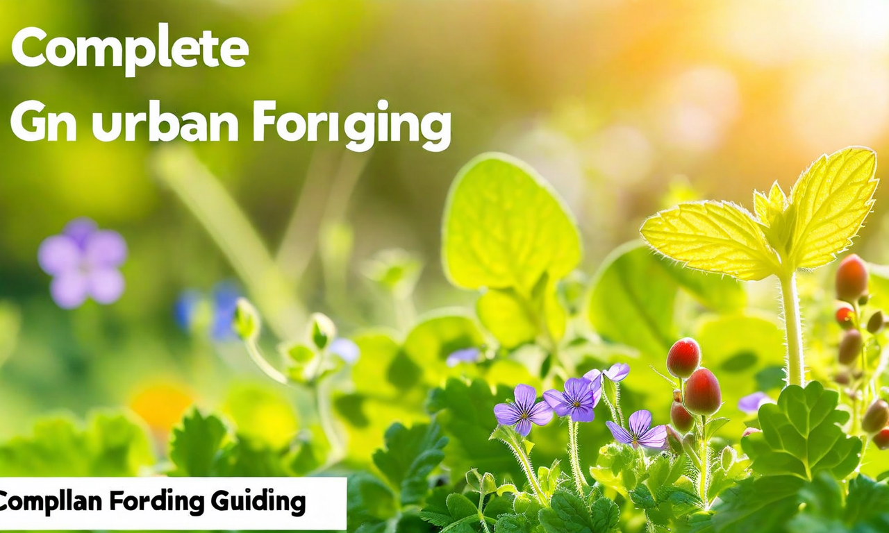 Complete Urban Foraging Guide - Nature & Outdoors quest