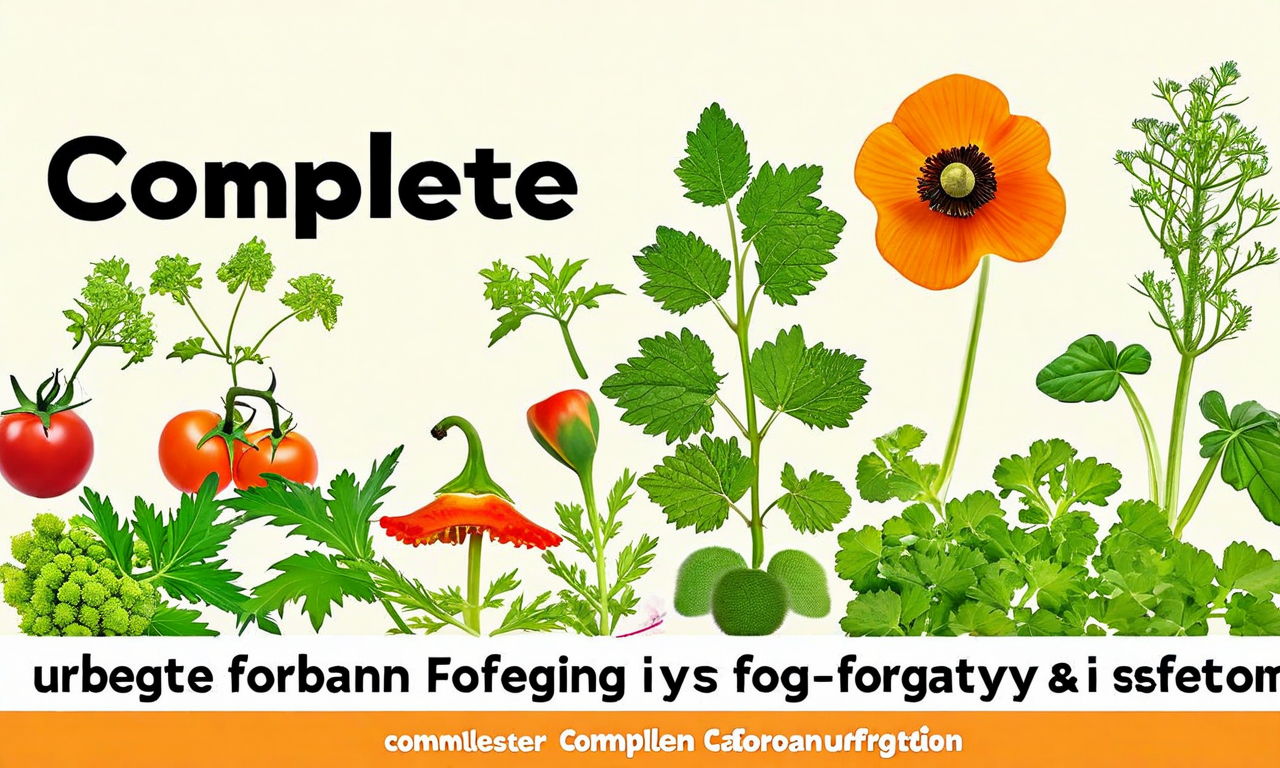 Complete Urban Foraging Safety & Identification System - Nature & Outdoors quest