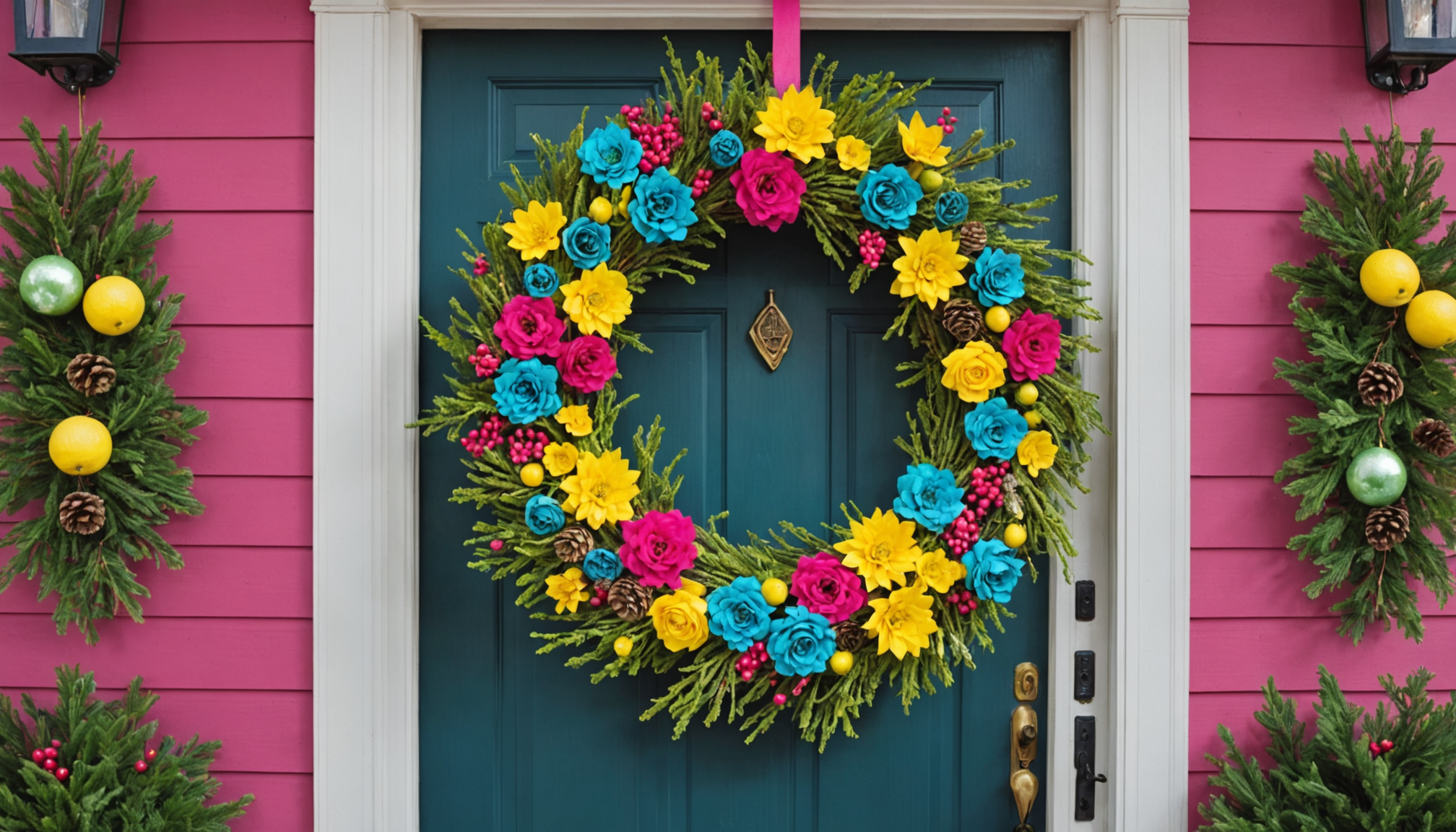 Evergreen Wreath From a Winter Walk - Nature & Outdoors quest