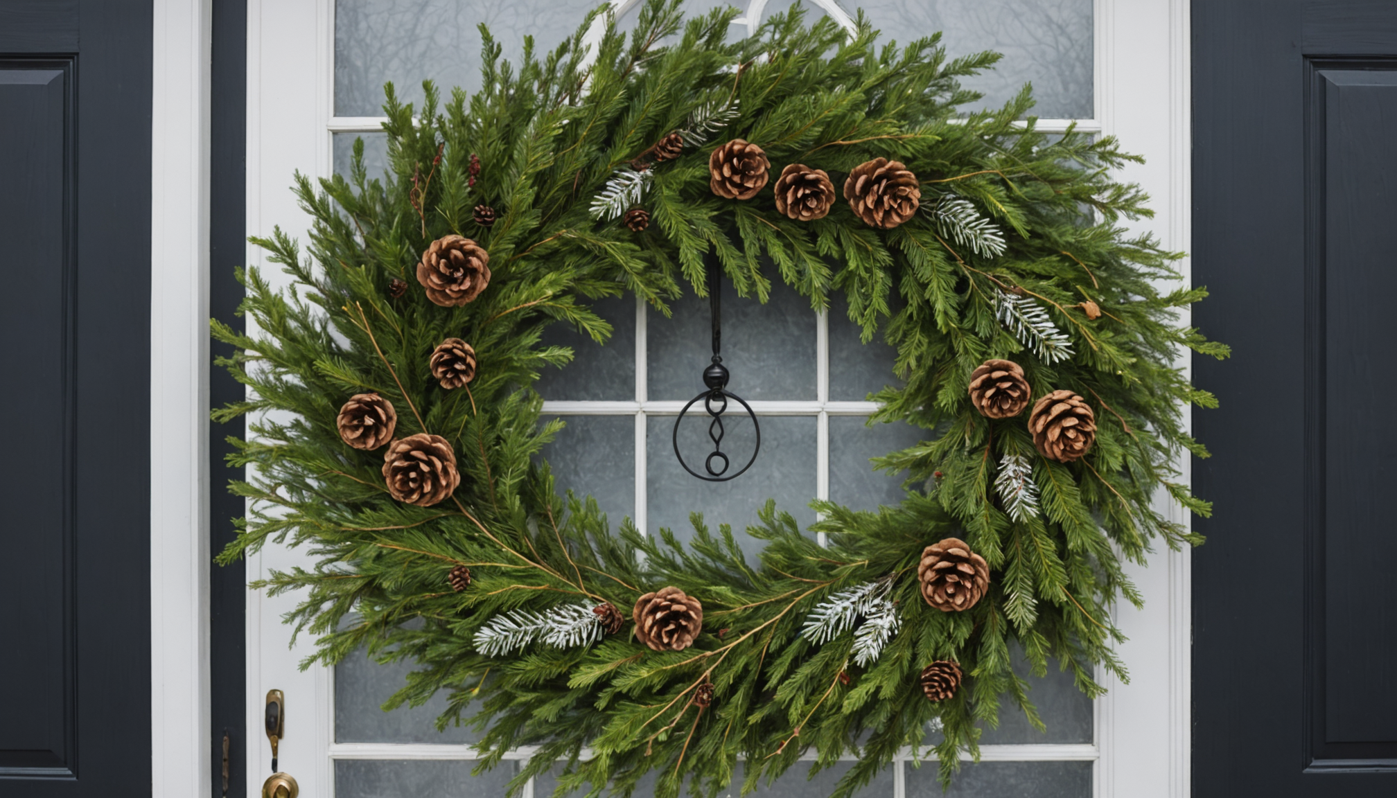 Evergreen Wreath From a Winter Walk - Nature & Outdoors quest
