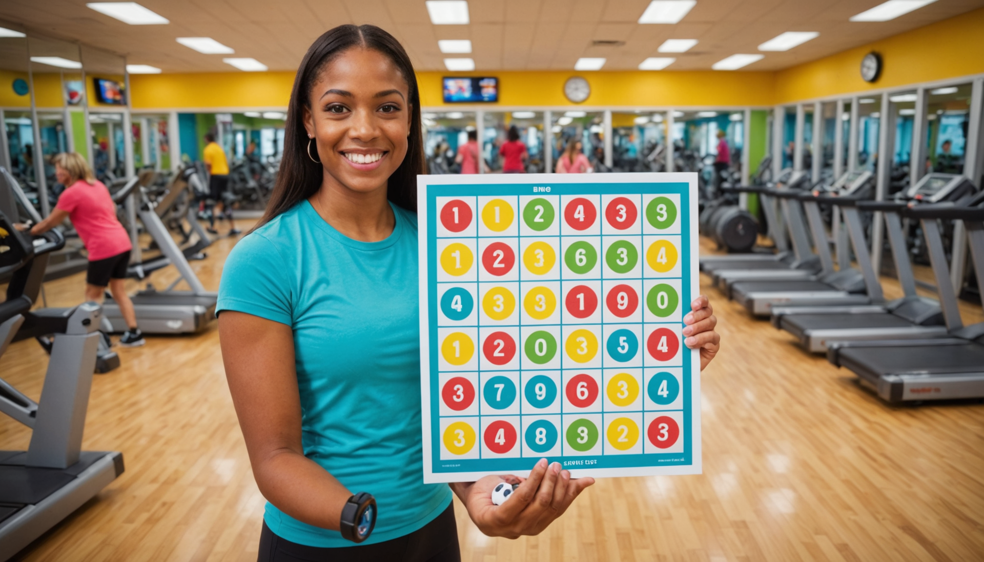 First Gym Visit Bingo - Personal Growth quest