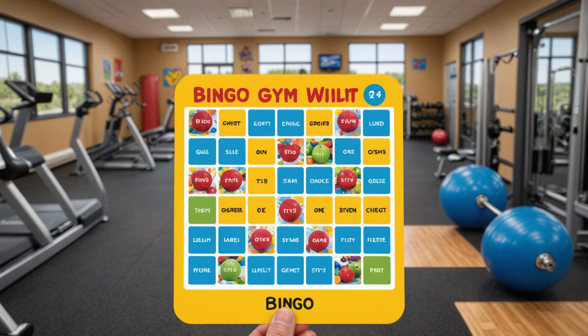 First Gym Visit Bingo - Personal Growth quest