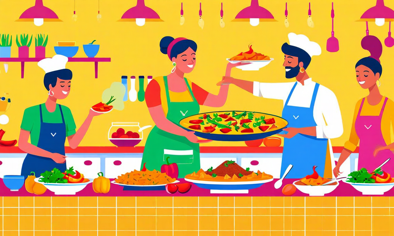 Community Kitchen Collective: Group Cooking Quests - Social & Community quest for Beginner level adventurers