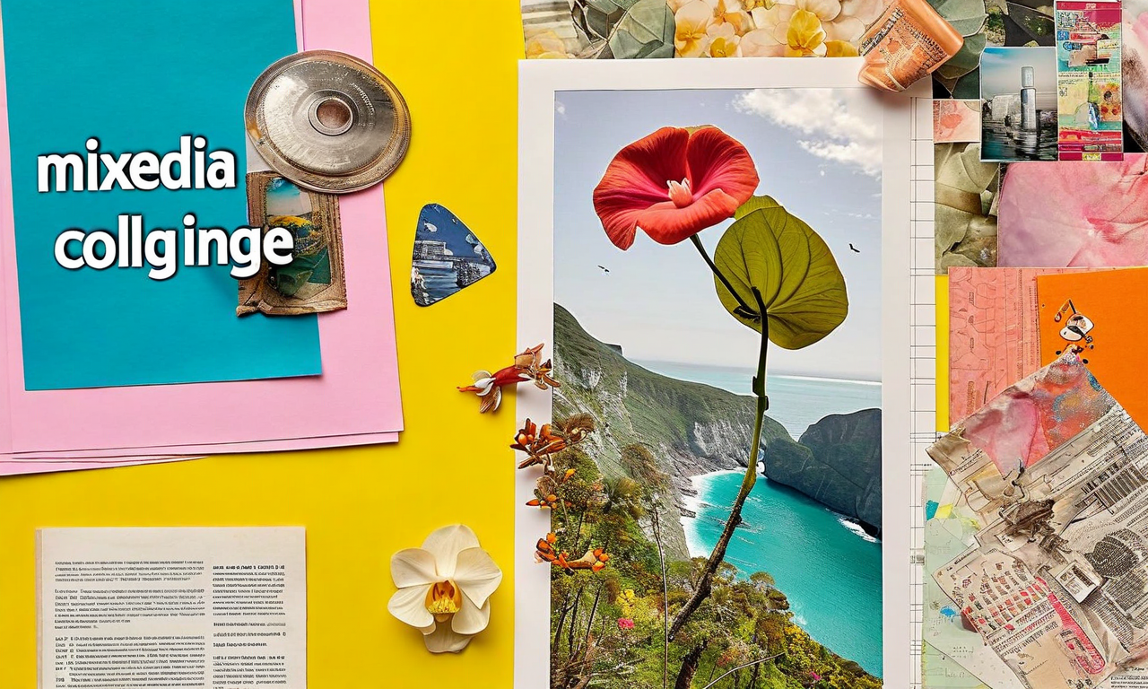 Mixed-Media Collage Storytelling - Creative Arts quest for Beginner level adventurers