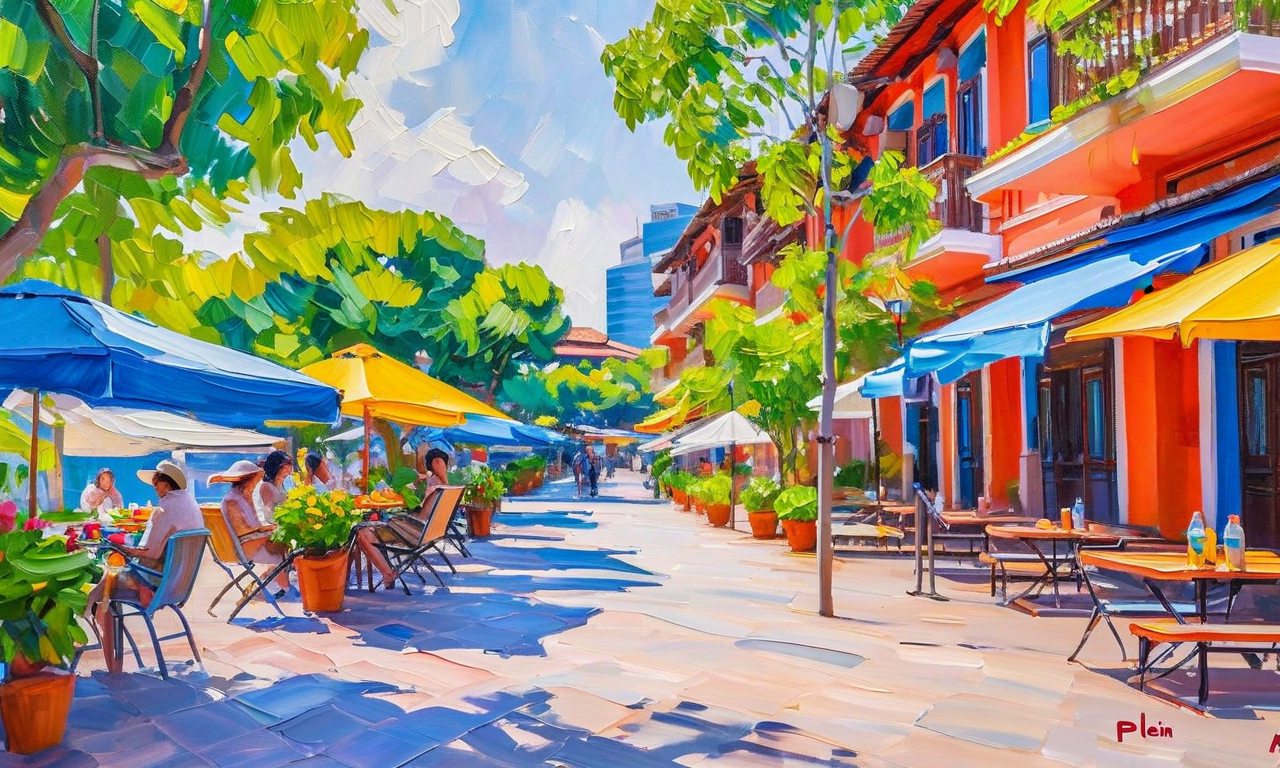Plein Air Painting Urban Landscapes - Creative Arts quest for Intermediate level adventurers