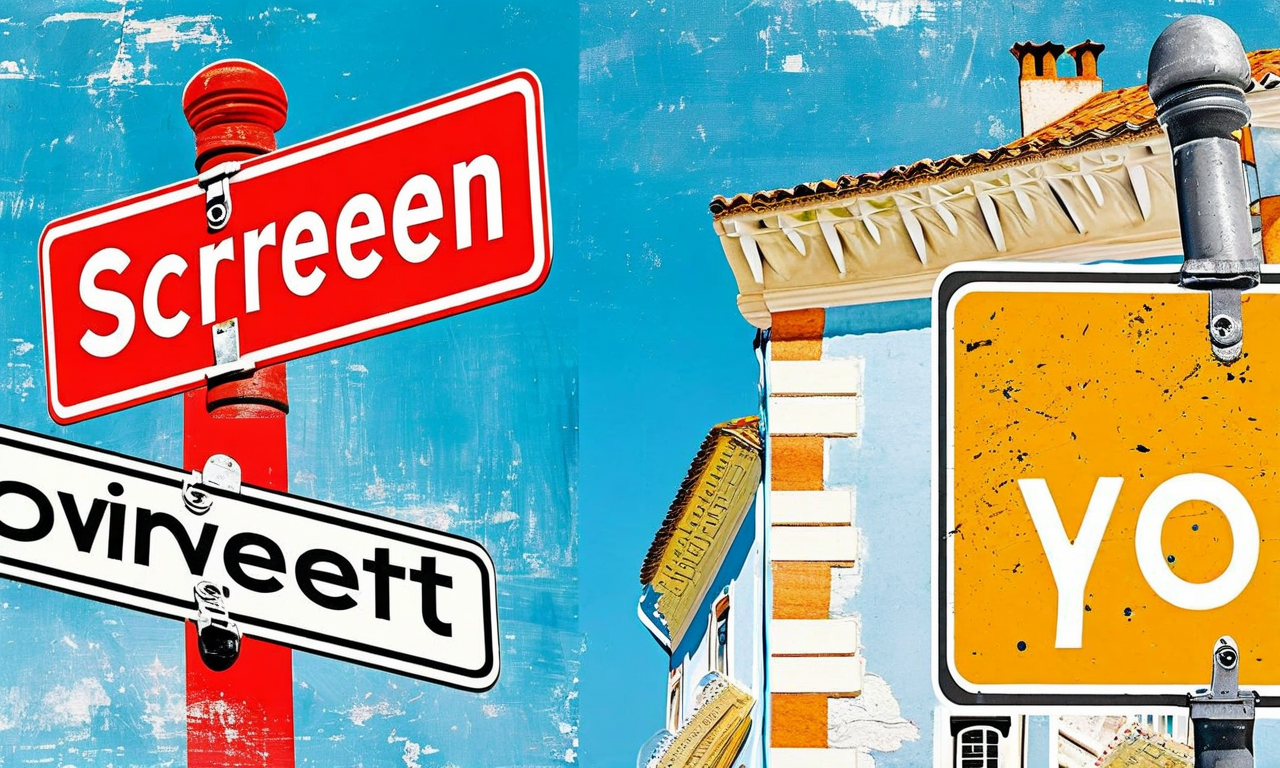 Screen Print Your Own Street Sign Series - Creative Arts quest for Intermediate level adventurers