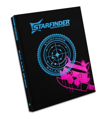 Starfinder Galaxy Guide Special Edition | Limited Deluxe Hardcover Setting Guide, Faux Leather Metallic Deboss and Ribbon Bookmark