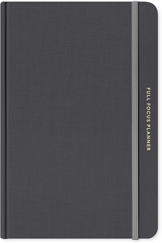 Full Focus Gray Linen Planner by Michael Hyatt - The #1 Daily Planner to Increase Focus, Eliminate Overwhelm, and Achieve Your Biggest Goals - Hardcover