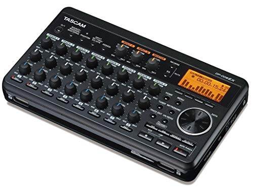 TASCAM DP-008EX 8-Track Digital Pocketstudio Multitrack Recorder, Built-in Mics, Songwriting, Battery Operated