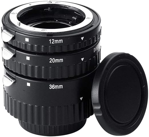 Mcoplus Extnp Auto Focus Macro Extension Tube Set (12mm 20mm 36mm) for Nikon AF AF-S DX FX SLR Cameras