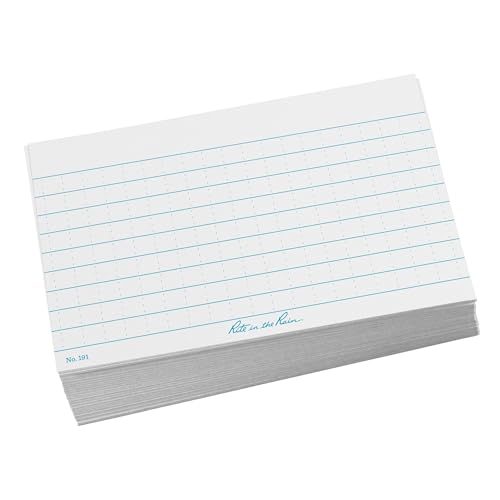 Weatherproof Index Cards with Ring