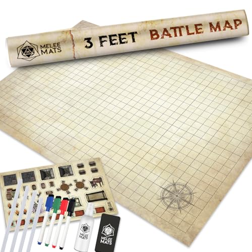 24" x 36" Wet & Dry Erase Battle Mat Set