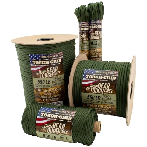 TOUGH-GRID 550 Paracord, 100 ft