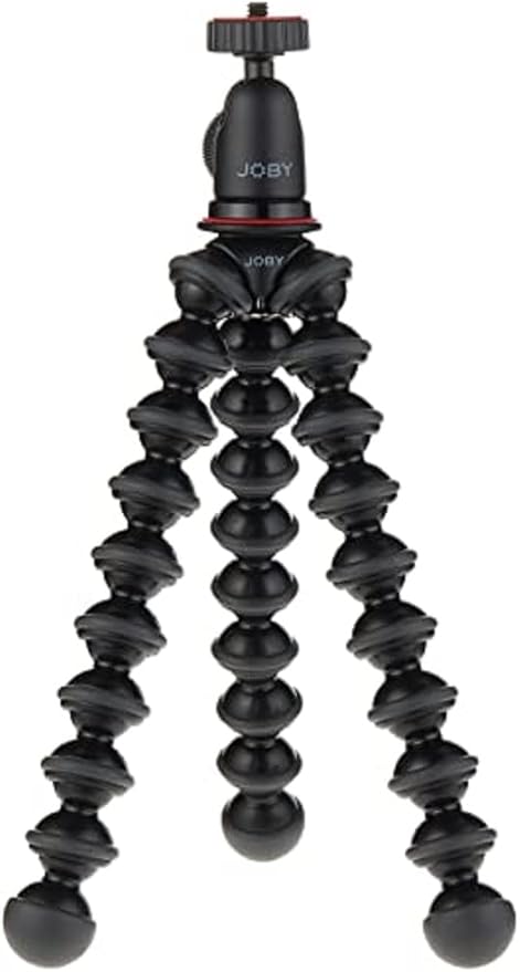 Joby GorillaPod Compact Tripod Kit with Ballhead for Mirrorless Cameras up to 2.2 lbs. Black/Charcoal.
