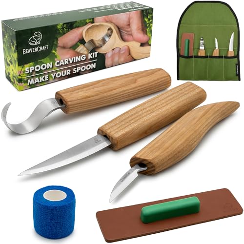 BeaverCraft S13 Spoon Carving Set