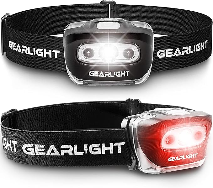 LED Headlamp 2-Pack (Battery Powered)