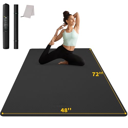 Extra-Wide Yoga Mat (6' x 4')