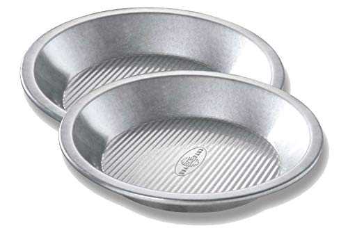 USA Pan Aluminized Steel Pie Pans, 2-Pack