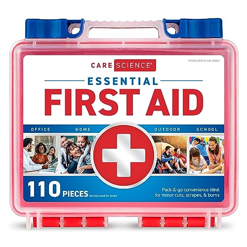 First-aid kit with bandages