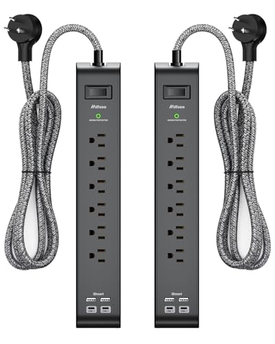 Surge-protected power strips