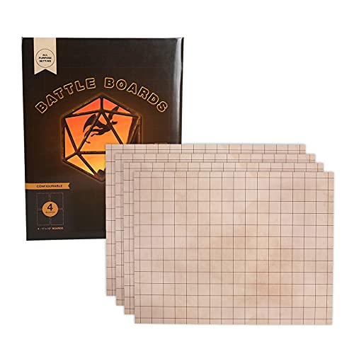 Battle Mat with 1-Inch Grid
