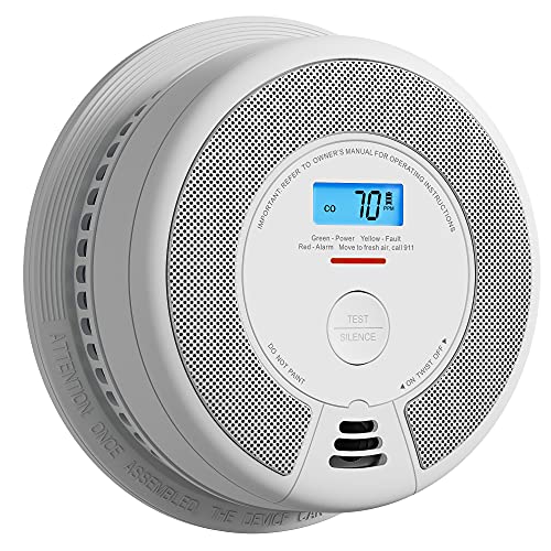 X-Sense Smoke Detector Carbon Monoxide Detector Combo, SC07, 1-Pack