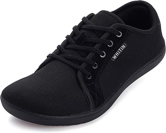 WHITIN Men's Wide Minimalist Barefoot Sneakers | Zero Drop Sole | Optimal Relaxation