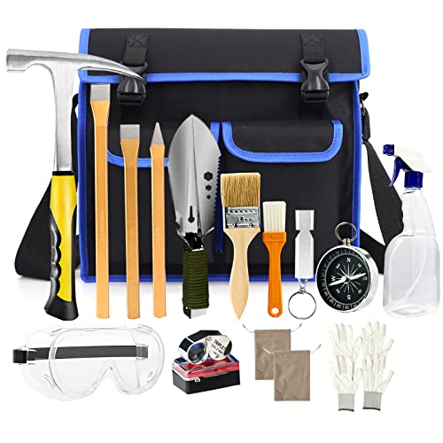 17-Piece Rock Pick Kit with 32 oz Hammer