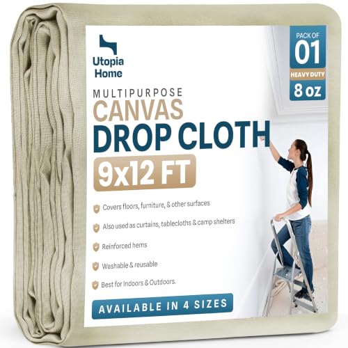 Washable Drop Cloth Set