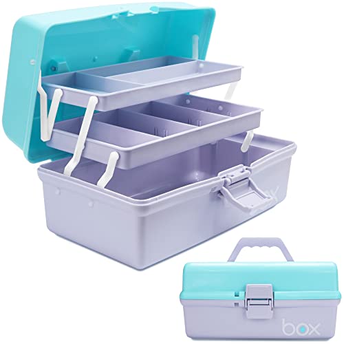 Multi-Tier Art Supply Organizer Box