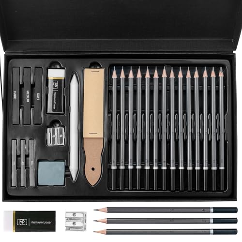 Mr. Pen- Drawing Sketching Pencil Set, 25 pcs, Graphite Pencils (10B-6H)