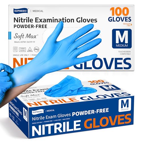 Disposable nitrile gloves