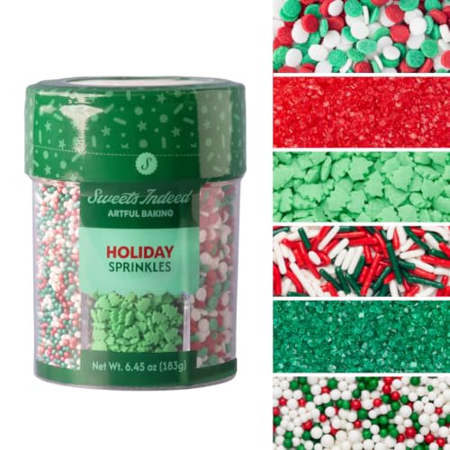 Christmas Sprinkles, 6-Cell Holiday Set