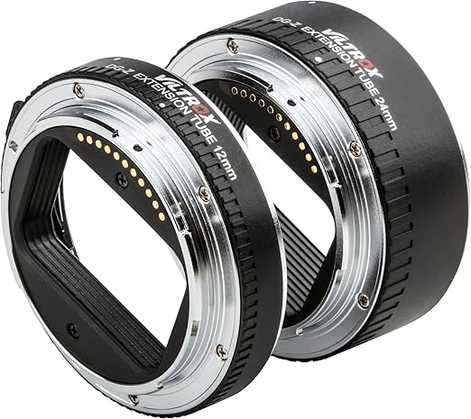 Viltrox DG-Z Macro Extension Tube Ring Set Support TTL and AE Compatible with Z Mount Mirroless Camera Z5/Zfc/Z50/Z6/Z6II/Z7/Z7II for Macro Photography