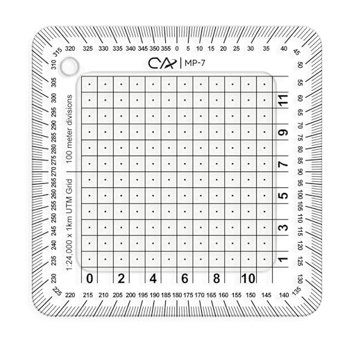 CYA MP-7 Map Coordinate Protractor