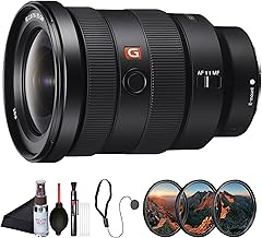 Sony FE 16–35mm F2.8 GM Wide-Angle Zoom Lens (SEL1635GM) Full-Frame G Master Optics, Constant F2.8 Aperture | Filter Kit, Cap Keeper, Cleaning Kit, and More