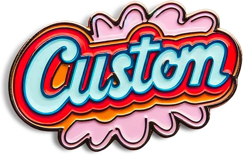 Custom Pins – Design Your Own Personalized Lapel Badge with Your Text, Logo, or Image