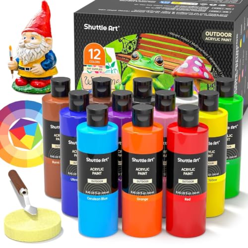 Exterior Acrylic Paint Set with Weather Sealant