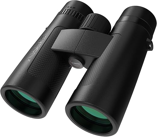 SVBONY Upgraded SV202 10x42 ED Binocular, Binoculars with Extra-Low Dispersion Objective Lenses for Birdwatching, BAK4 & FMC Optic System, 8°+Wide View Angle, IPX7 Waterproof for All-Weather Use