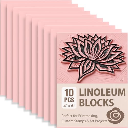 Linoleum Carving Block Set with Tools