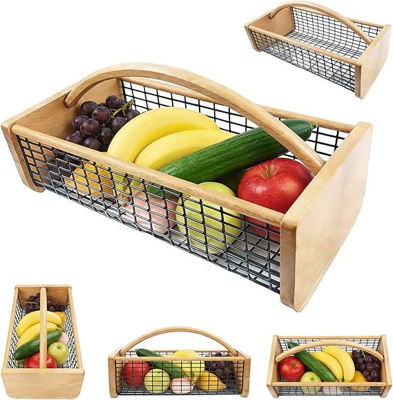 Large Garden Harvest Basket Sturdy Handwoven Garden Basket Outdoor Picking Storage Basket for Farm Garden Home Organizer Decorative Basket