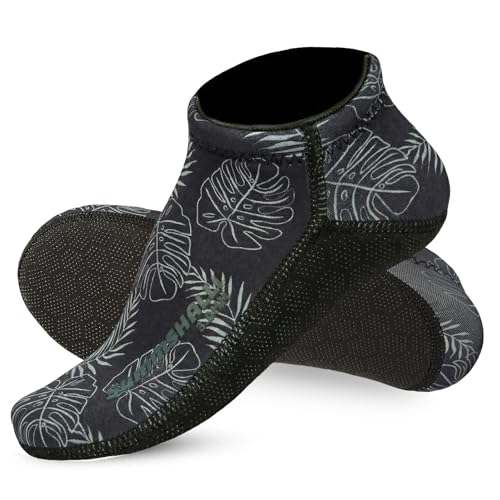 Summshall Neoprene Socks, 3MM Anti-Slip Wetsuit Socks for Men Women Shorty Warm Fin Socks Thermal Swimming Socks