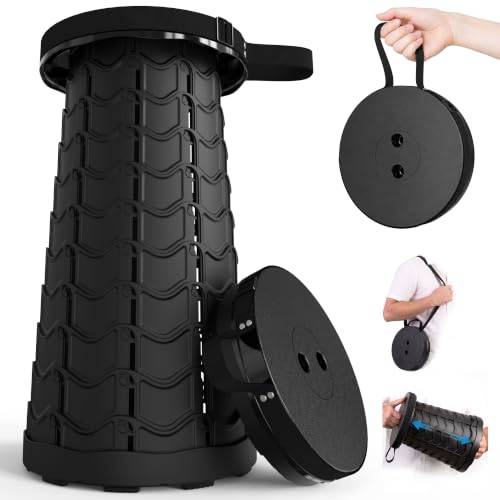 WildFinder Collapsible Stool for Adults, Portable Folding Camping Stool
