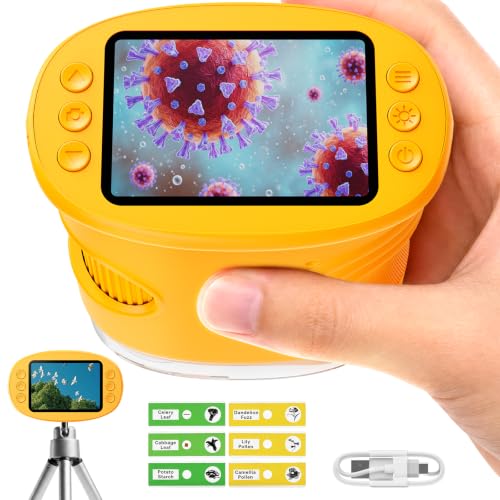 1000X Handheld Digital Microscope for Kids: Pocket Microscope for Stem Toy