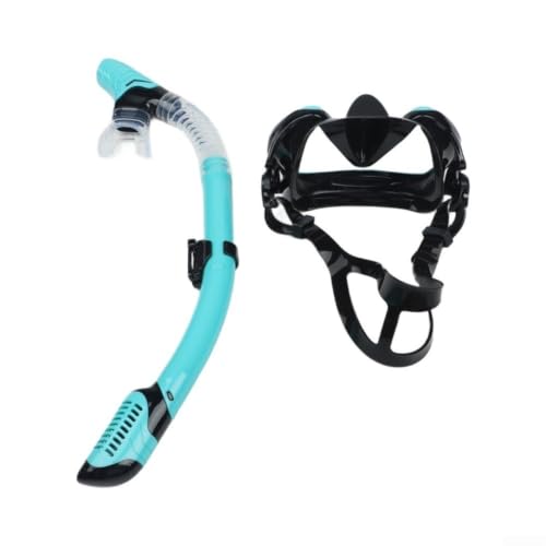 Snorkeling Set: Dry Top, Adjustable Mask & Fins for Adults