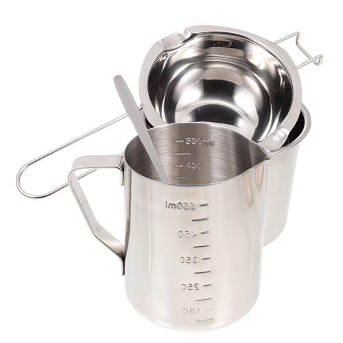 Stainless Steel Wax Melting Cup Candle Making Kit for DIY Home Crafting