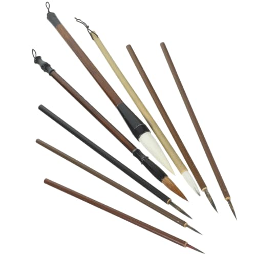 Calligraphy Brush Pen Set with Wood Handles