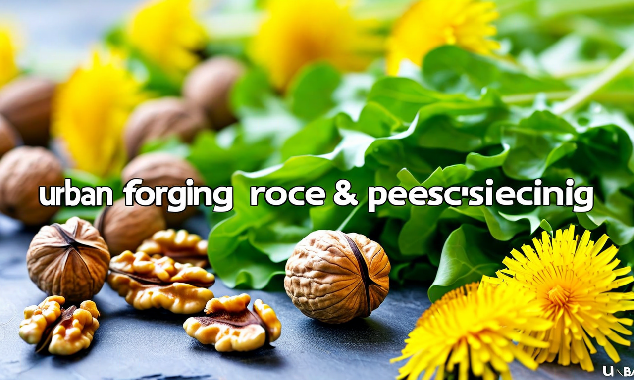 Urban Foraging Processing & Recipes - Nature & Outdoors quest